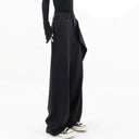 Asymmetric Trendy Baggy Trousers for Style