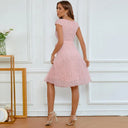 Leola Elegant Lace Cocktail Dress
