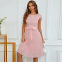 Leola Elegant Lace Cocktail Dress