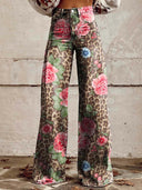 Chic Floral Patterned Jeans for Effortless Style