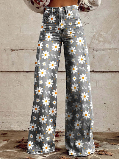 Floral Patterned Jeans for Chic Style