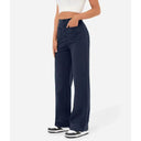 High-Waisted Stretch Trousers for Modern Style