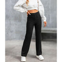High-Waisted Stretch Trousers for Modern Style