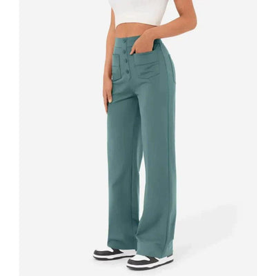 High-Waisted Stretch Trousers for Modern Style