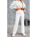 High-Waisted Stretch Trousers for Modern Style
