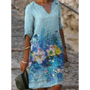 Floral Print Charm Dress