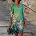 Floral Print Charm Dress