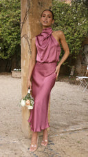 Satin Sleeveless Evening Dress for Glamorous Nights