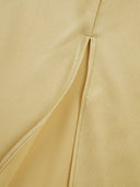 Chic Satin Maxi Dress with Back Slits
