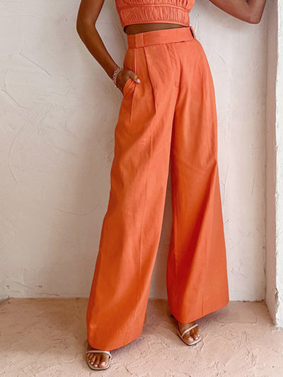 Cozy Cotton C Loose-Fitting Trousers