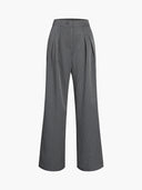 Chic Pinstripe Wide Leg Trousers for Effortless Style