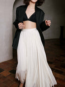Chic Pleated Maxi Skirt for Every Occasion