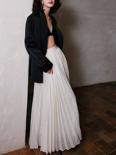 Chic Pleated Maxi Skirt for Every Occasion
