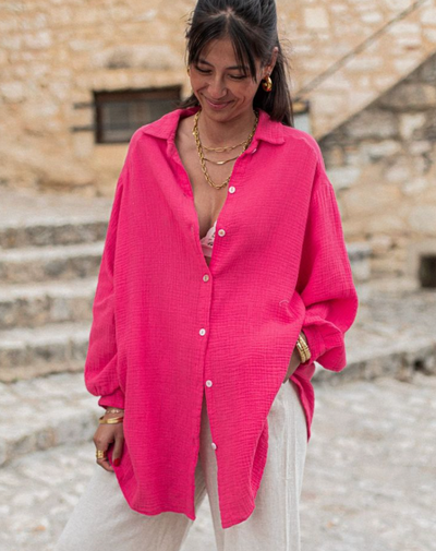 Vibrant Summer Blouse in Vivid Hues