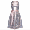Chic Dress Set with Stylish Blouse and Apron