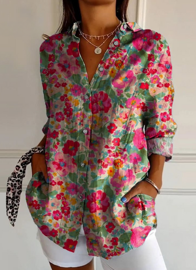 Floral Print Blouse for Stylish Attire