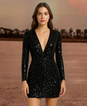 Gold Sequin Dress for Women's Parties & Events