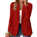 Chic Women's Blazer with Pocket Detailing