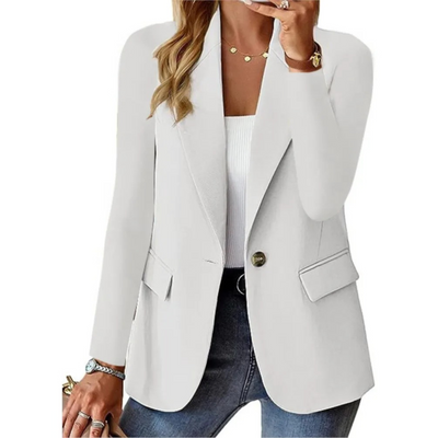 Chic Women's Blazer with Pocket Detailing