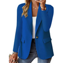 Chic Women's Blazer with Pocket Detailing