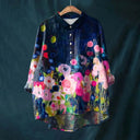 Charming Retro Floral Top