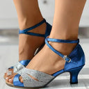 Glitter-Heeled Women’s Sandals for Stylish Steps