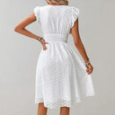 Chic Summer Dress with Ruffled Sleeves