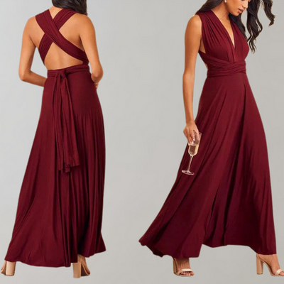 Summer Wrap Dress in Chic Fabric