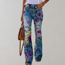 Chic Flared Pants with Stylish Button Placket