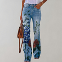 Chic Flared Pants with Button Detail
