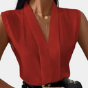 Chic V-Neck Women’s Blouse