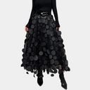 Polka Dot Mesh Retro Skirt for Chic Style