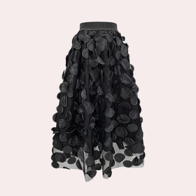Polka Dot Mesh Retro Skirt for Chic Style