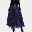 Polka Dot Mesh Retro Skirt for Chic Style