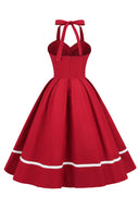 1950s Retro V-Neck Pin-Up Style