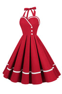 1950s Retro V-Neck Pin-Up Style