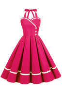 1950s Retro V-Neck Pin-Up Style