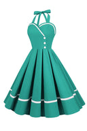 1950s Retro V-Neck Pin-Up Style