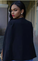Meike Cape Blazer - Stylish Layering Essential