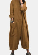 Chic Women's Oversized Denim Overalls