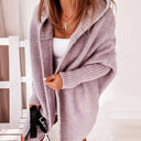 Chic Hooded Knit Cardigan for Everyday Wear
