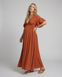 Chic Maternity Chaps with Button Detail and Drawstring Design for Photoshoots & Baby Showers
