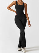 Chic Sleeveless Jumpsuit with Flared Leg Design