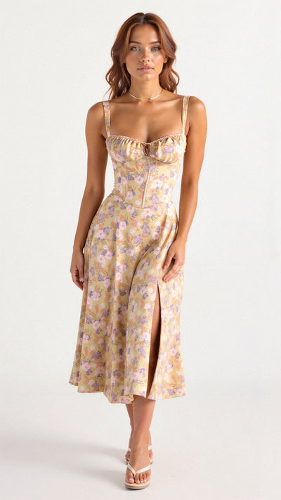 Corset Midi Dress – Flattering Fit for Any Occasion