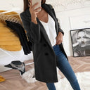 Chic Long-Sleeved Wool Blazer for Street Style