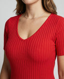Chic Ribbed Slim-Fit Dress for Every Occasion