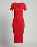 Chic Ribbed Slim-Fit Dress for Every Occasion