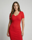 Chic Ribbed Slim-Fit Dress for Every Occasion