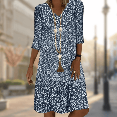 Floral V-Neck Dress for Everyday Style