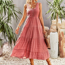Summer Sleeveless Midi Dress - Joebelle Collection